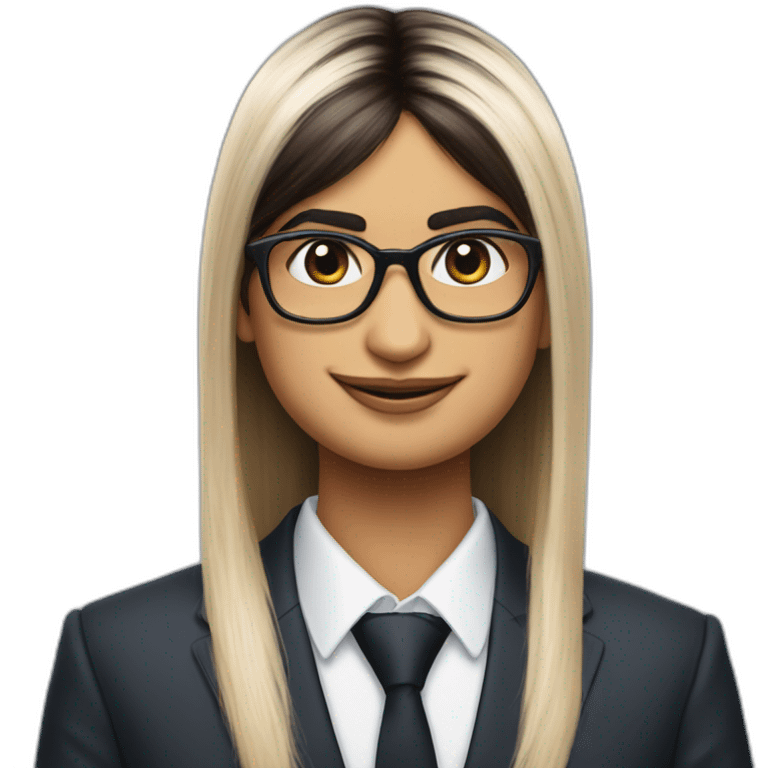 Mia khalifa avec macron emoji