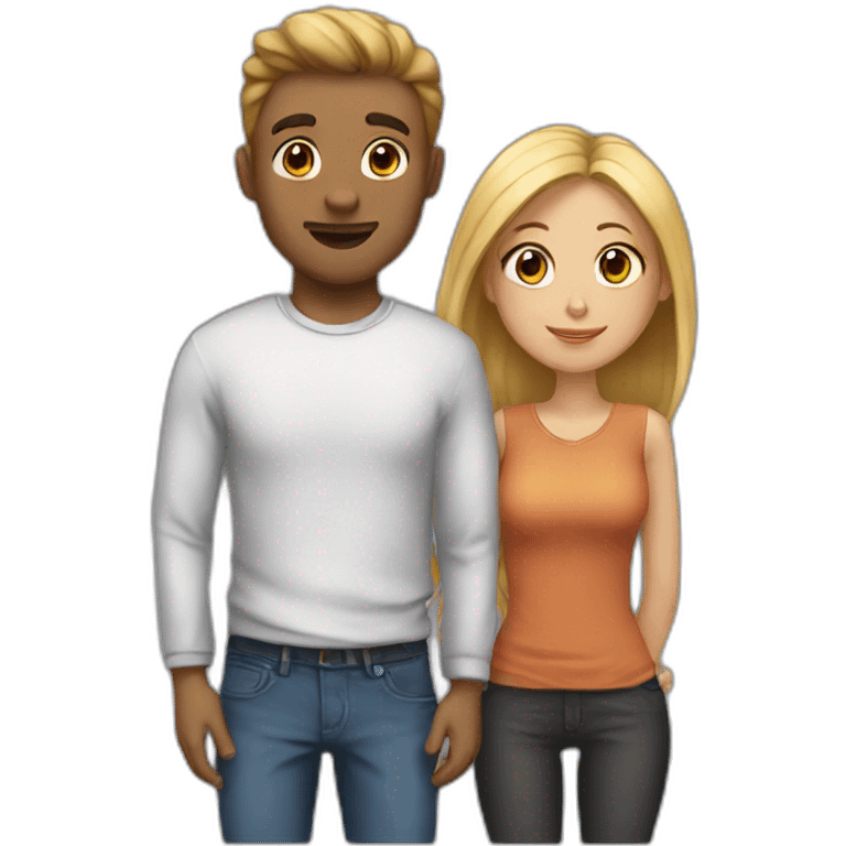 Girlfriend and boyfriend  emoji