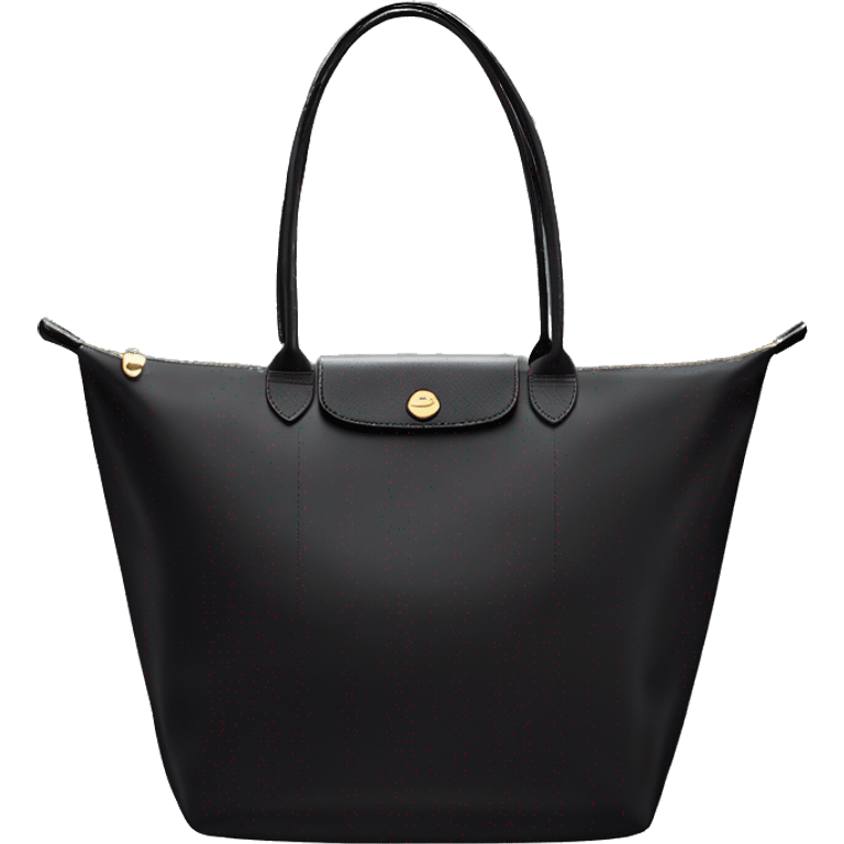 black longchamp tote emoji