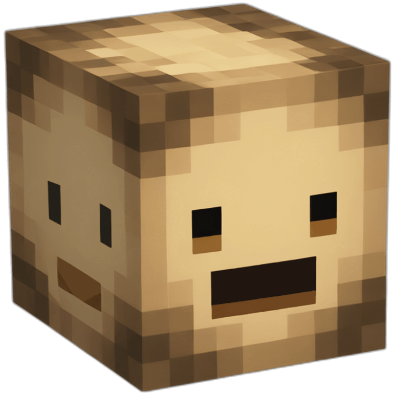 Cube minecraft emoji