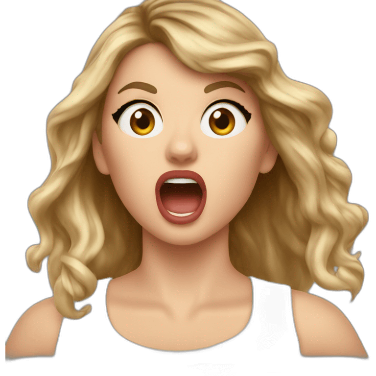 Taylor Swift Shocked Face emoji