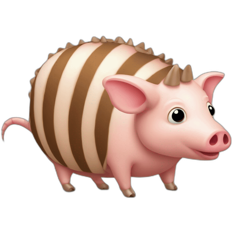 Camouflage pig armadillo cow centipede insect emoji