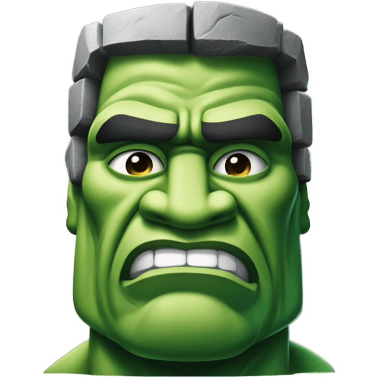 Moai hulk emoji