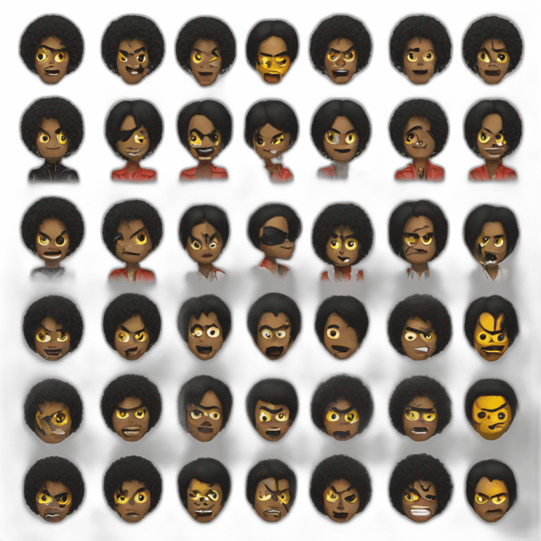 Michael Jackson thriller emoji