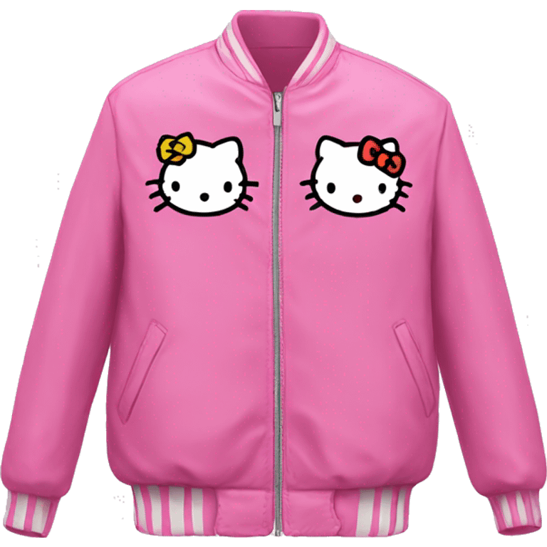 Hello kitty jacket  emoji