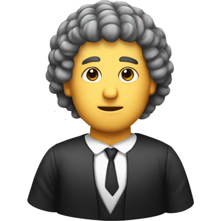 Barrister wig  emoji