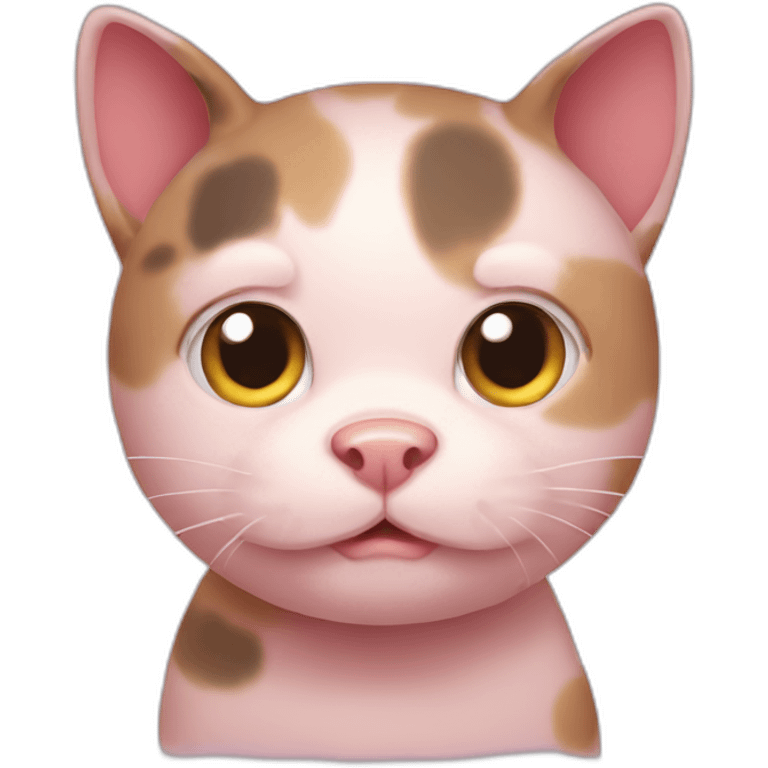 piggy kitty emoji