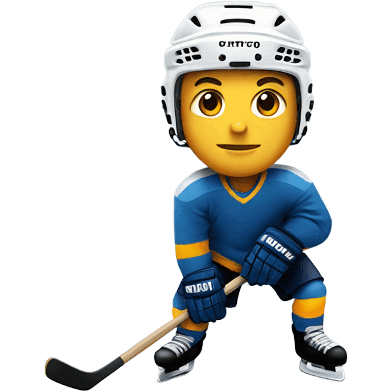  Hockey player with a stick  emoji