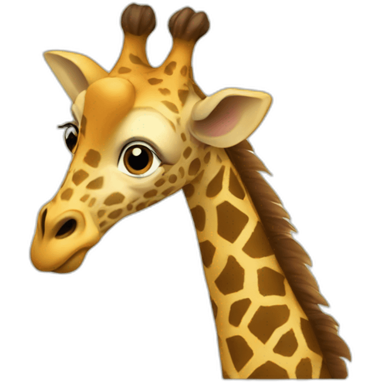 Giraffe Reading Bible emoji