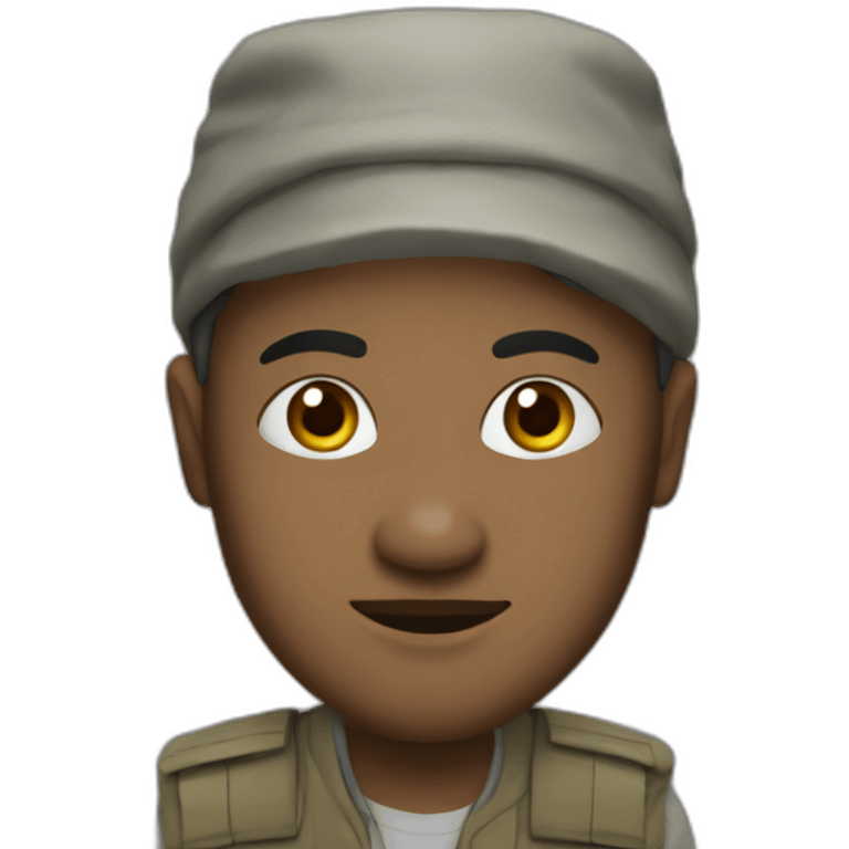 Un djiadiste voilé emoji