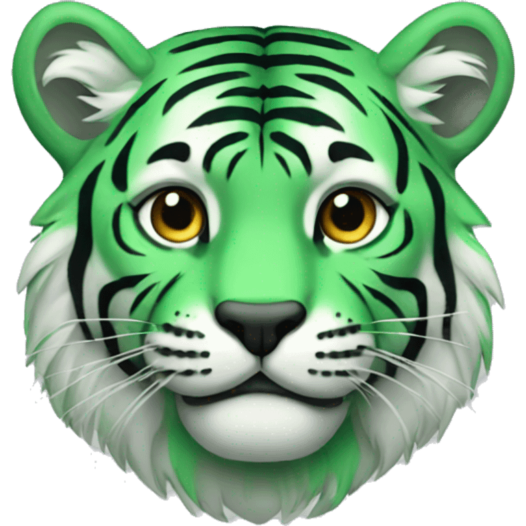 green tiger emoji