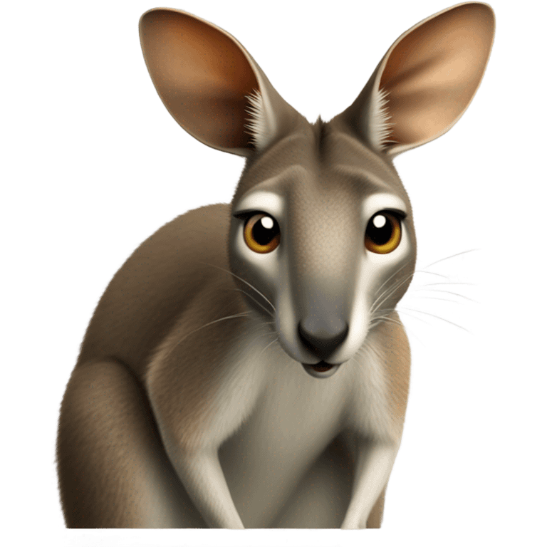 wallaby qui est effrayé emoji