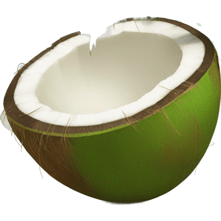 green coconut emoji