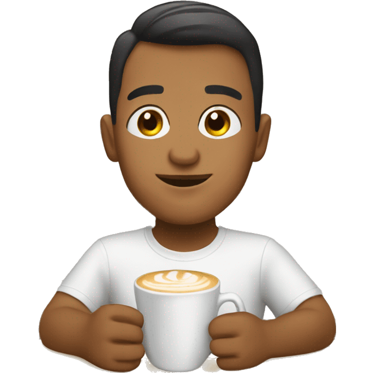 café con leche emoji