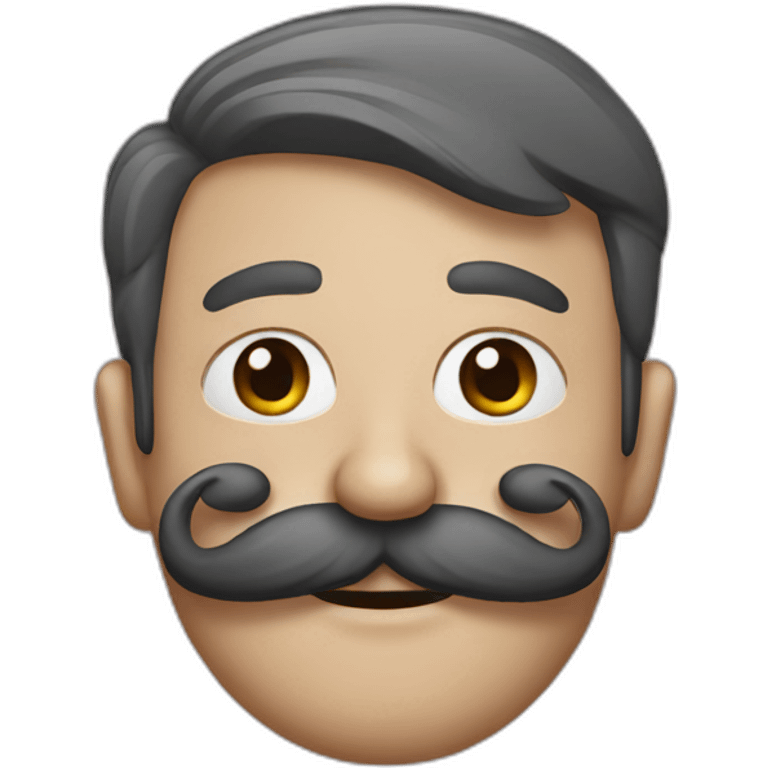 Mustache emoji