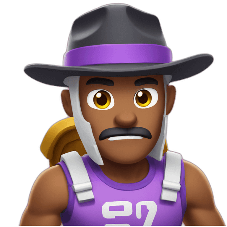 Leon from Brawl stars emoji