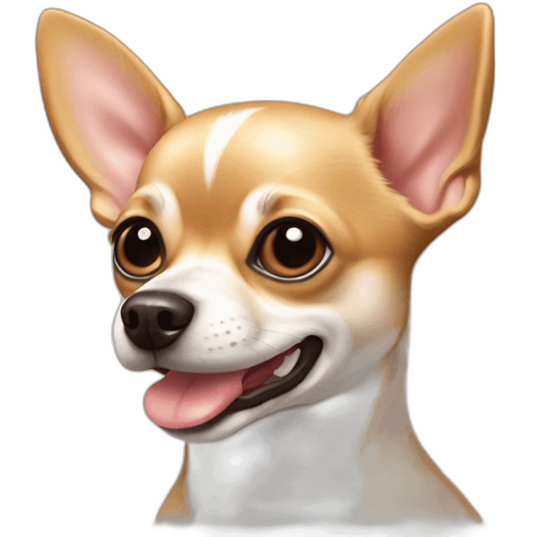 Perro Chihuahua color café emoji