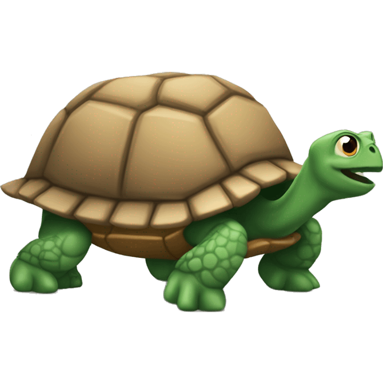 Una tortuga en una furgoneta emoji