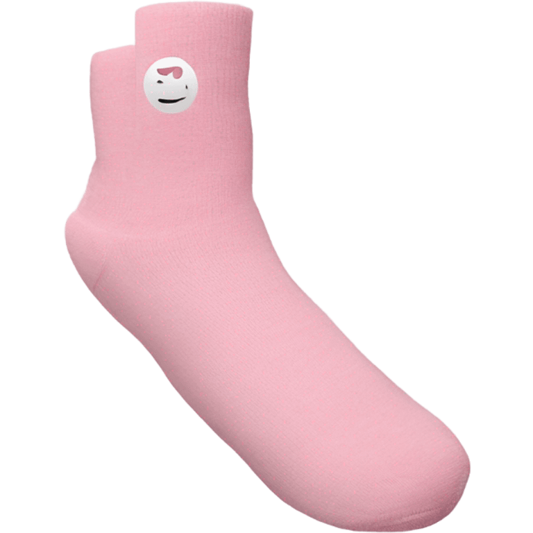 Pilates, light pink, cute pilates socks emoji