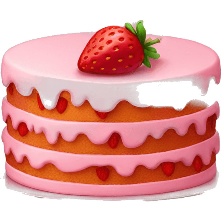 strawberry cake emoji