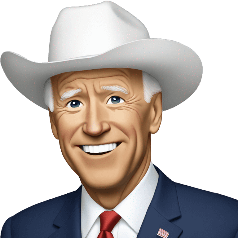 biden with cap emoji