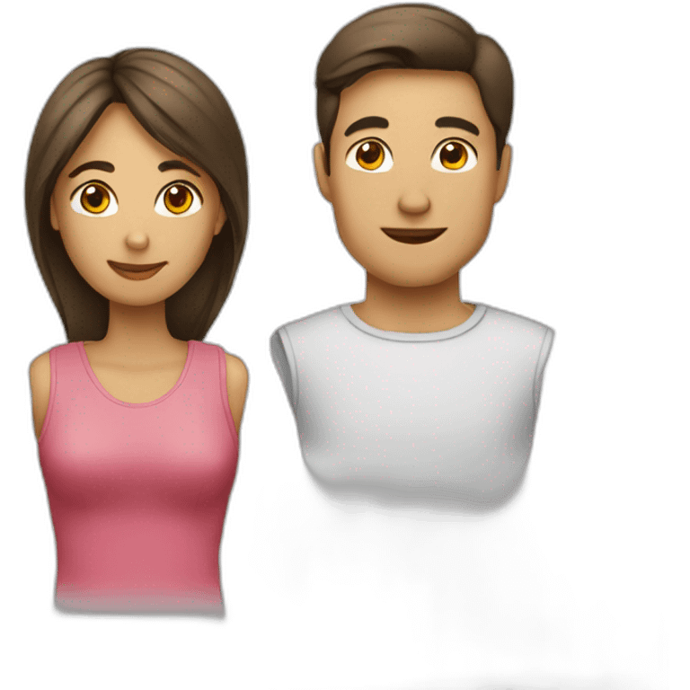 Femme avec un homme emoji