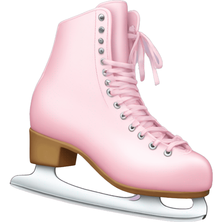 pastel pink ice skates emoji