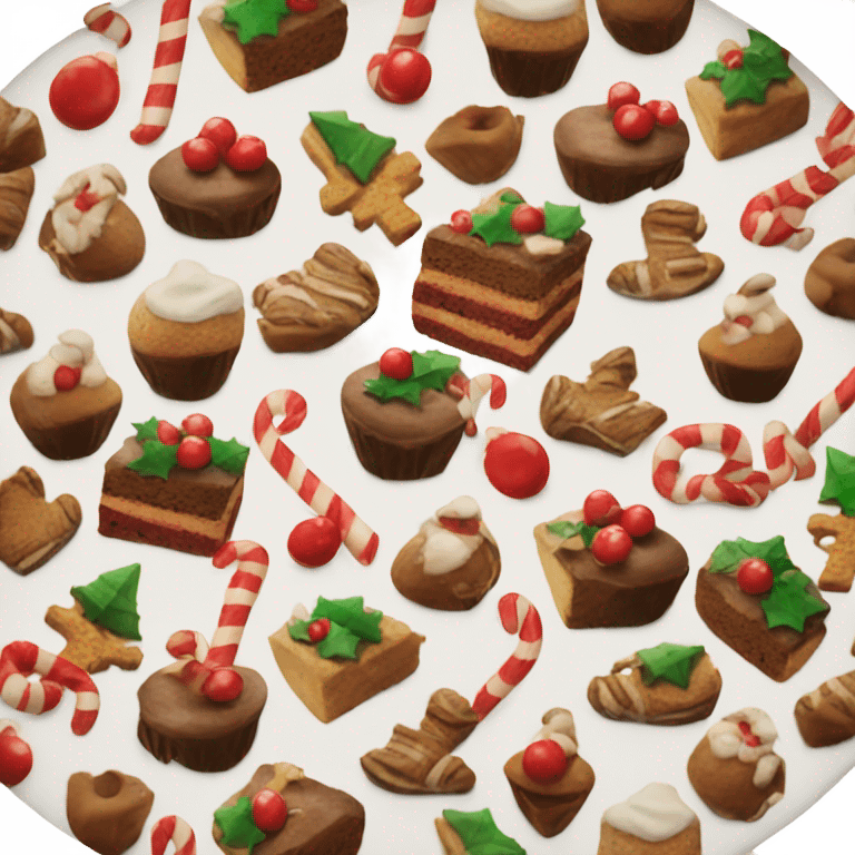 Christmas dessert emoji