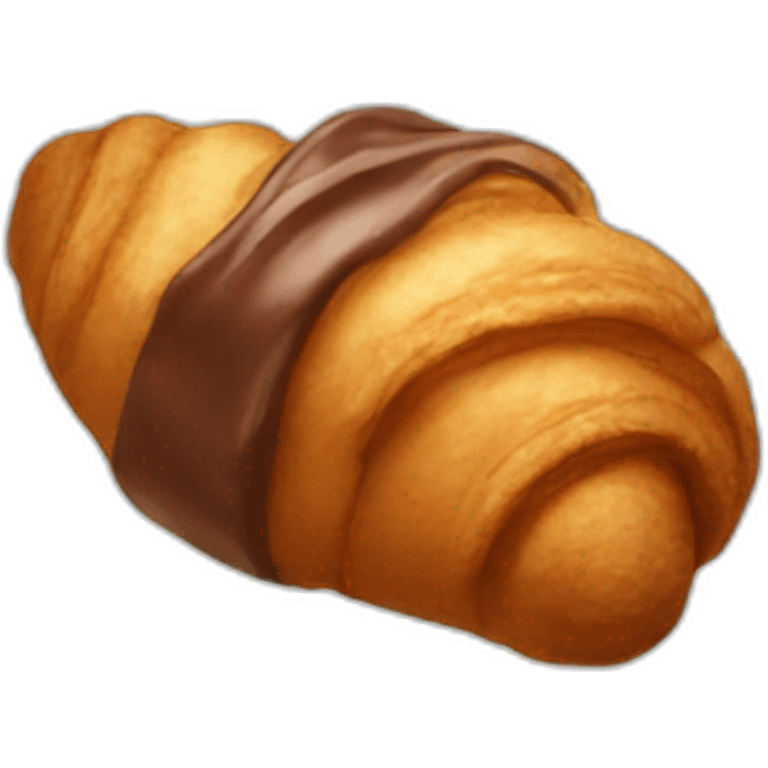 Chocolate croissant  emoji