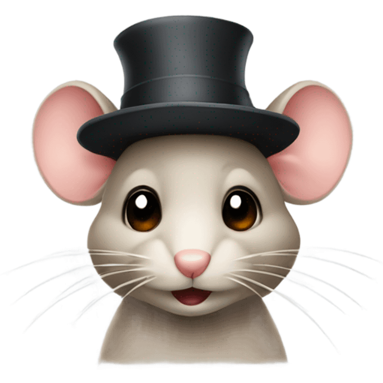 mouse with hat emoji