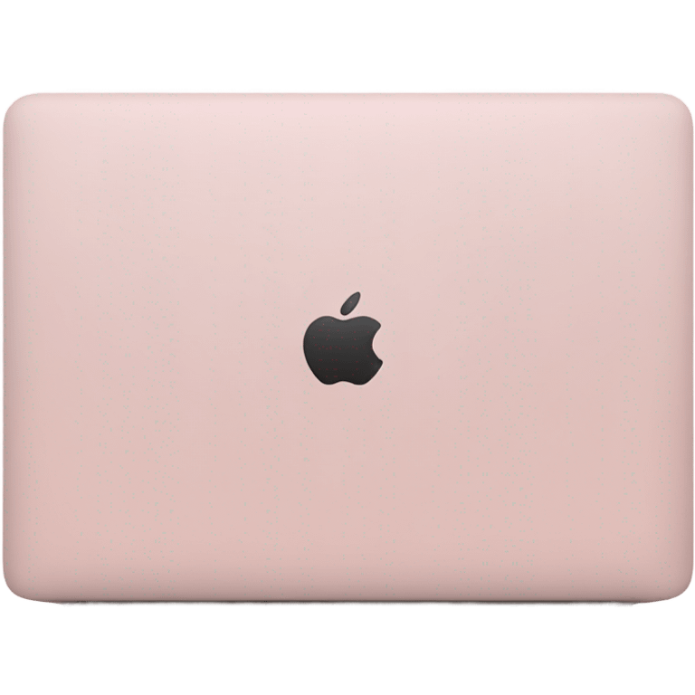 realistic Light Pink MacBook emoji