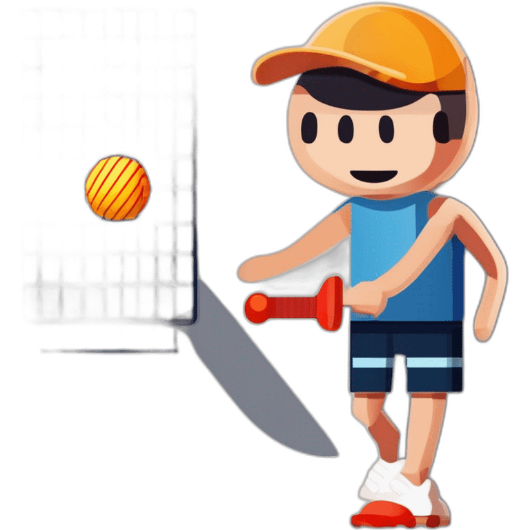 man playing padel emoji