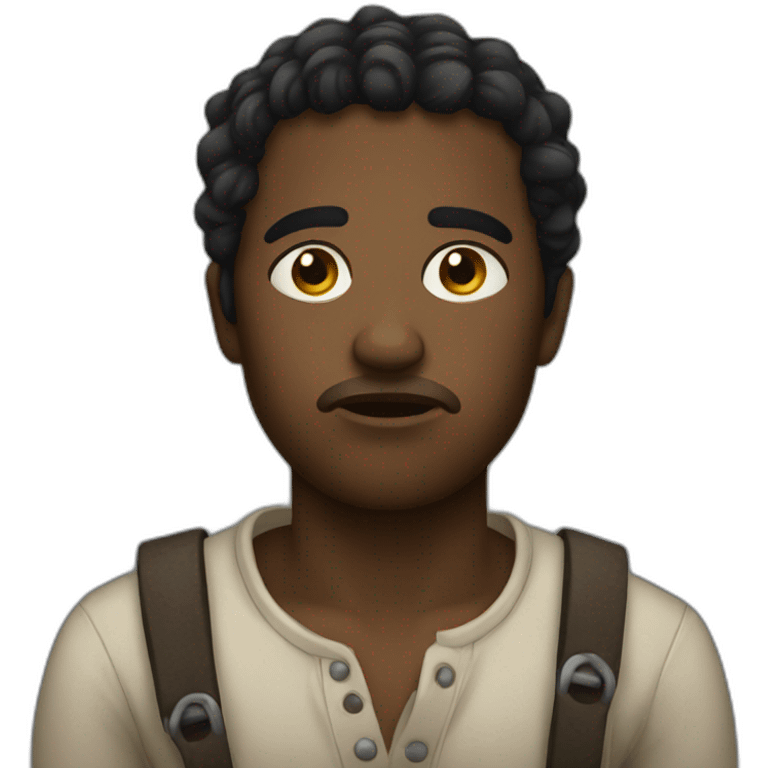 sad slave emoji