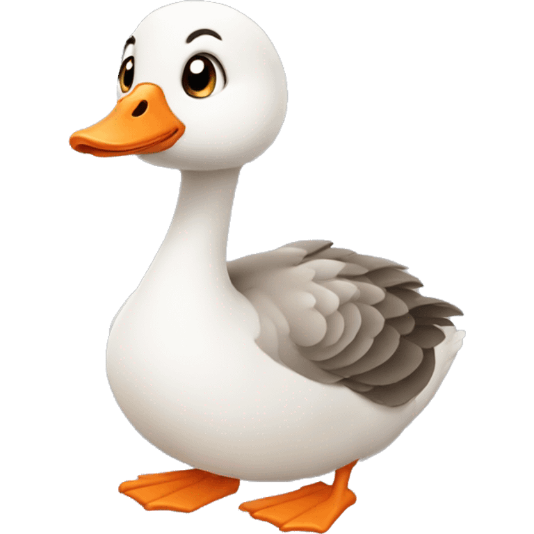 Cute little goose emoji