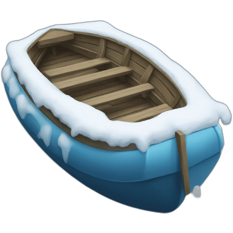 snow boat emoji