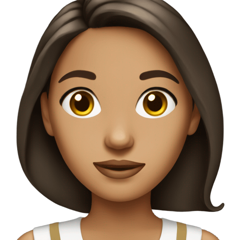 Young Brunette rich women emoji