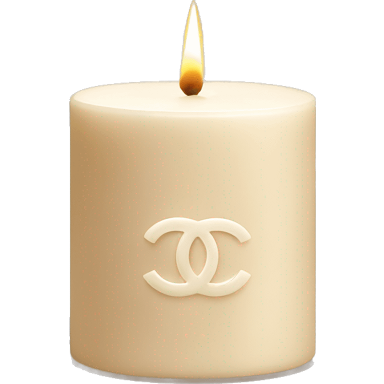 Beige chanel candle emoji