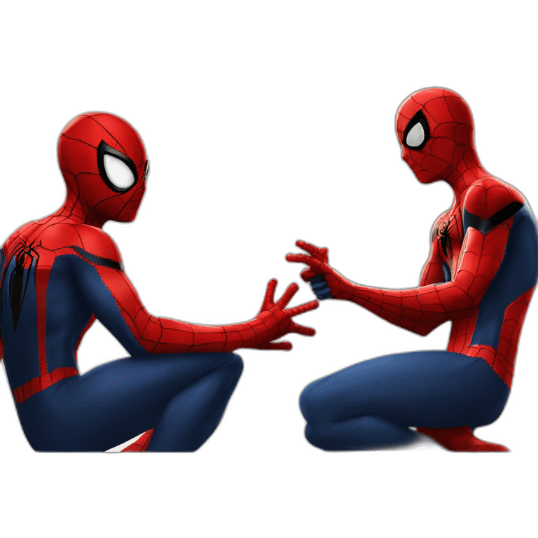 spiderman meet another spiderman emoji