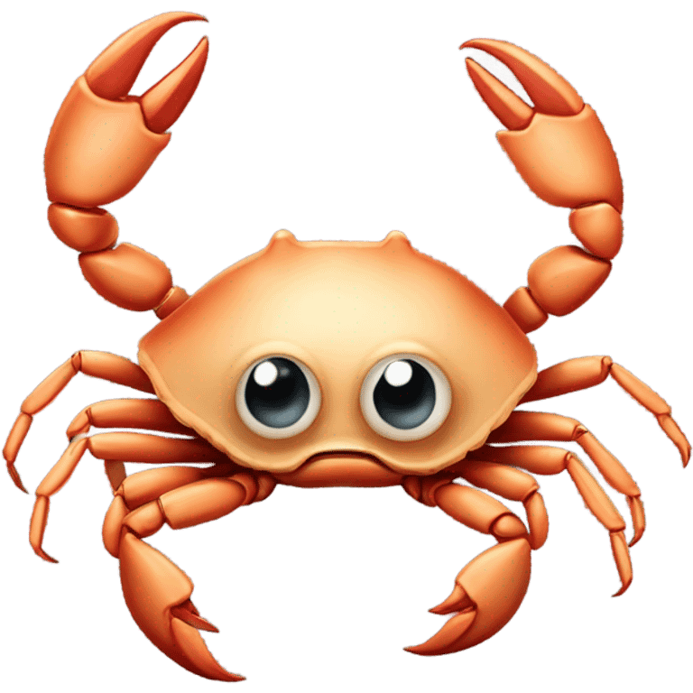 Grumpy crab emoji