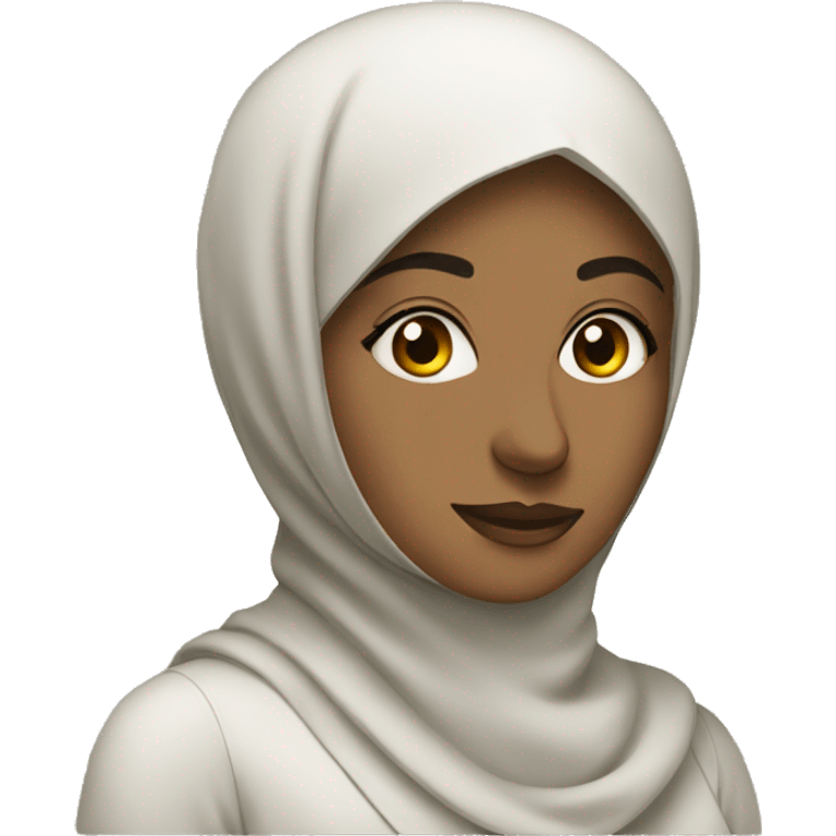 muslim woman with clock emoji