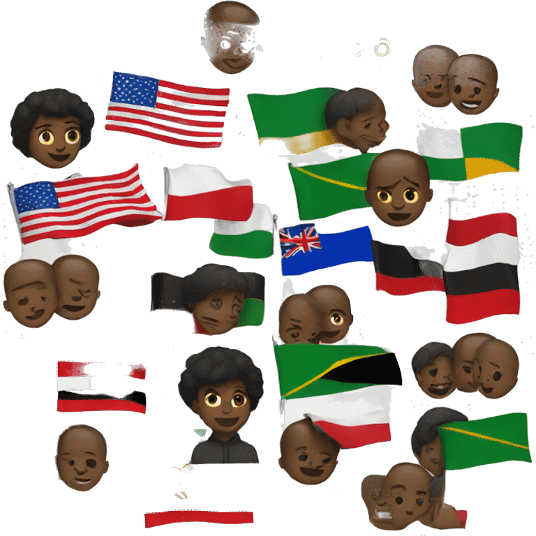 African American flag emoji