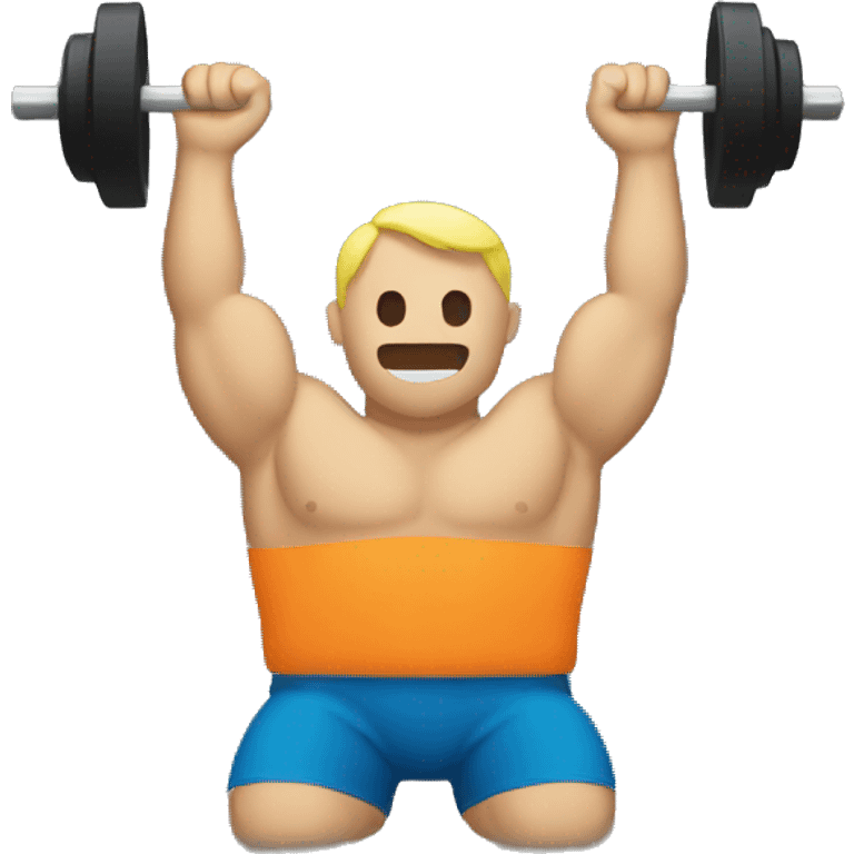 lifting weight emoji