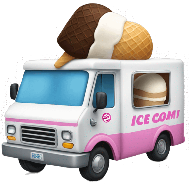 Ice cream truck  emoji