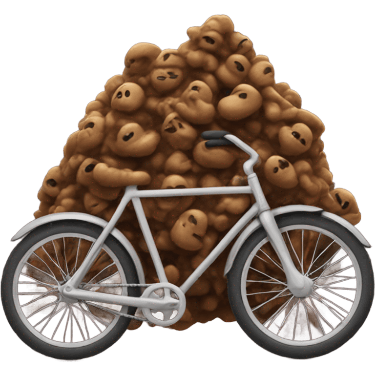 Poo On A Bike emoji