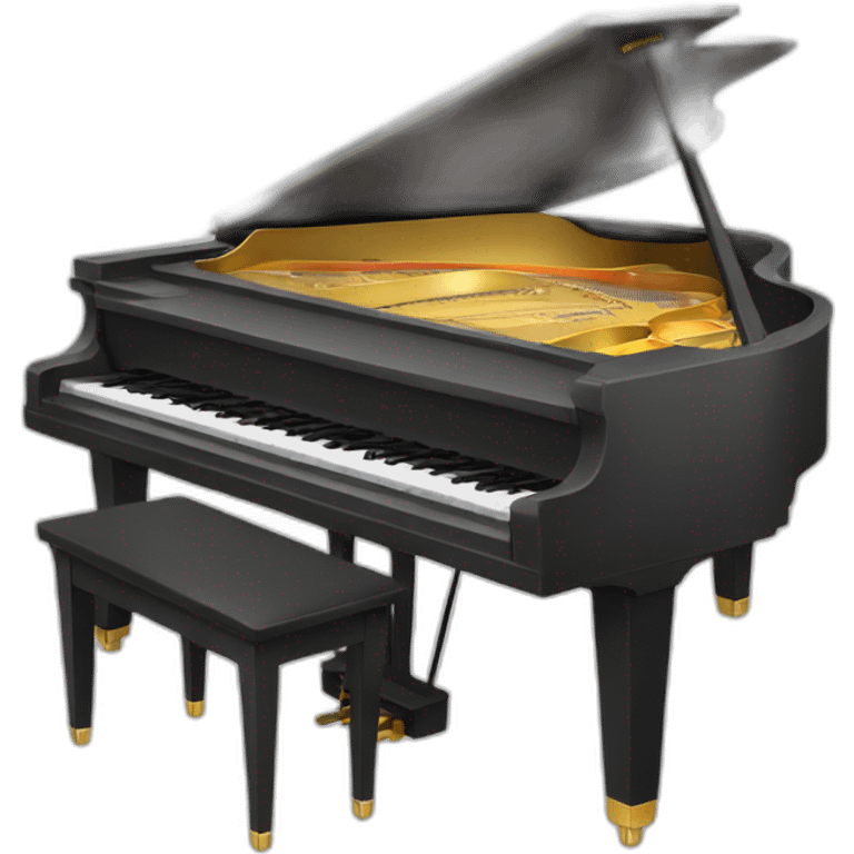 Piano avec les pieds emoji