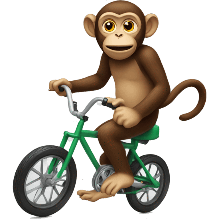 monkey on a bike  emoji