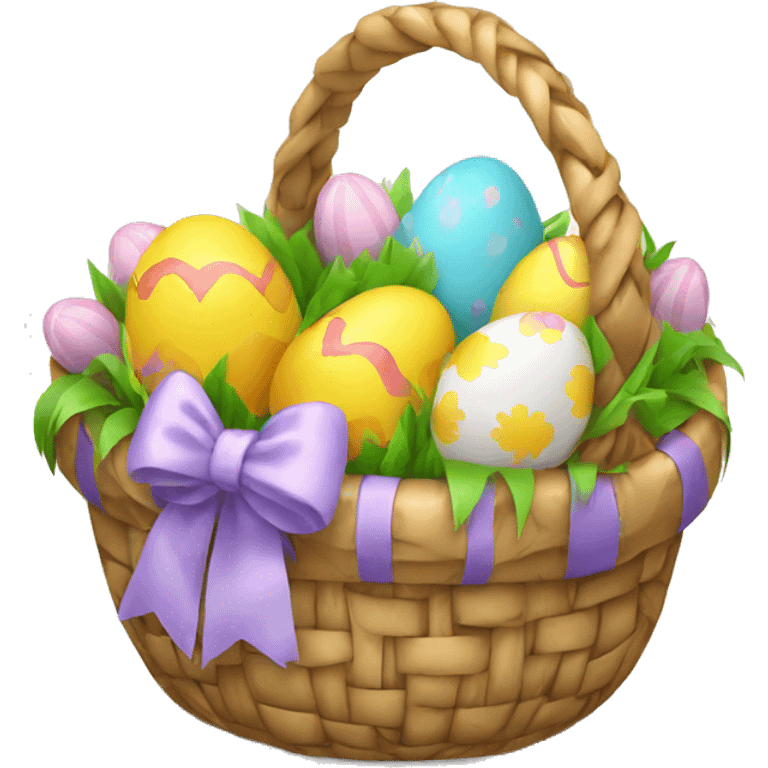 easter basket emoji