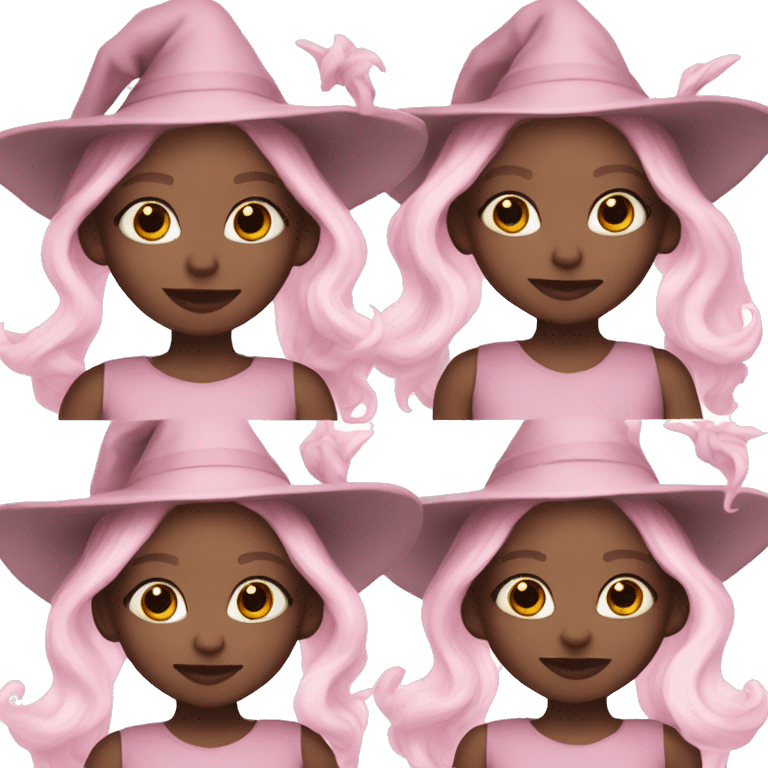 pink witch pale skin toddler emoji