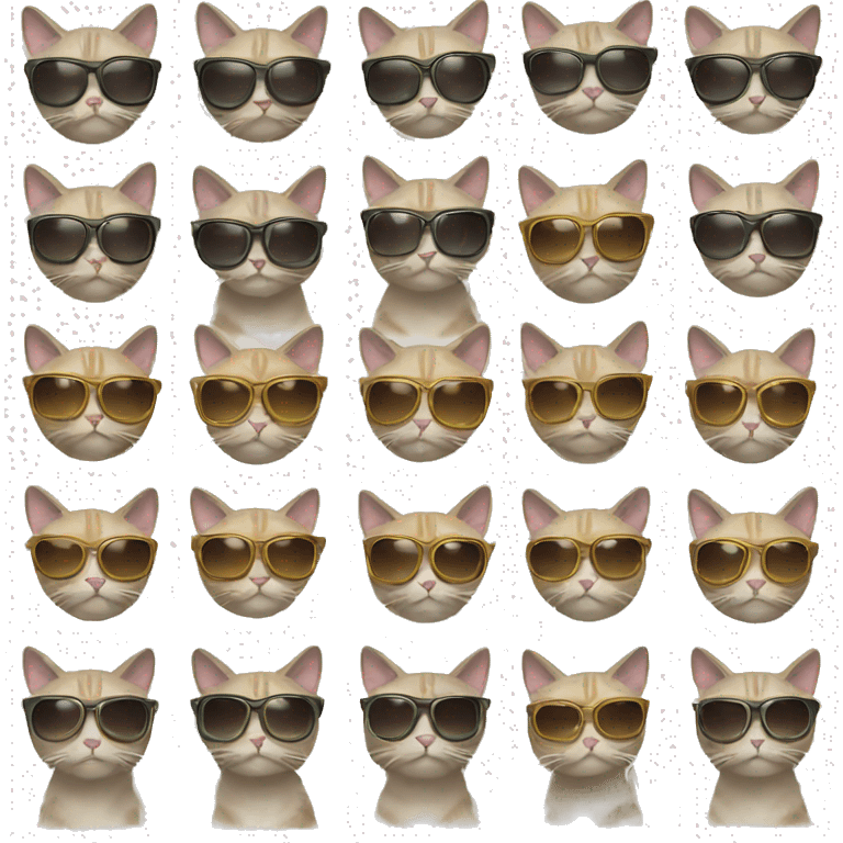 cat wearing sunglasses emoji