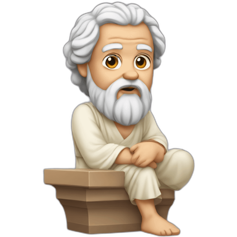 cute socrates emoji